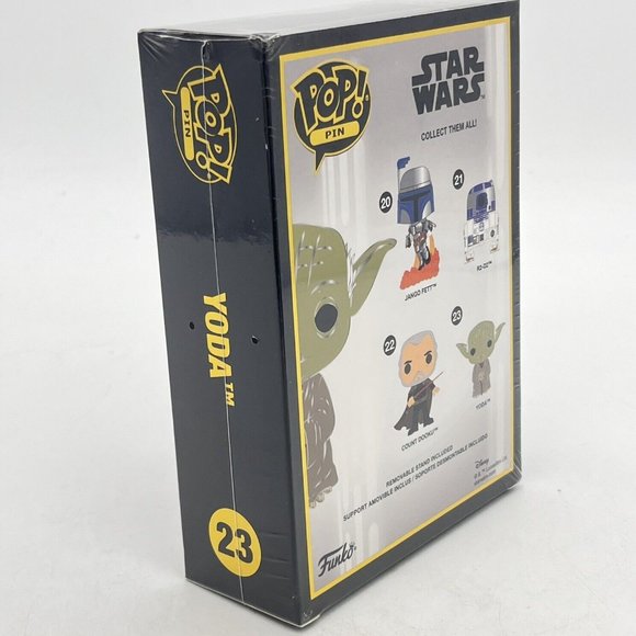 Stars Wars Yoda #23 Funko Pop Pin Enamel With Stand - Picture 5 of 8